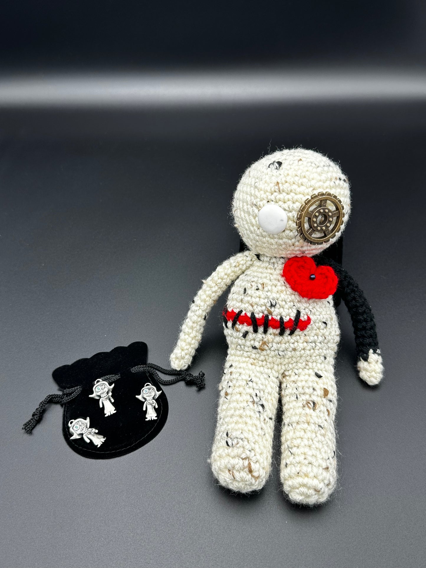 Sterling Silver Voodoo Ladies With Enamel