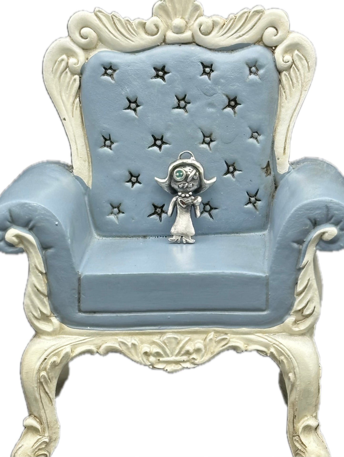 Sterling Silver Voodoo Ladies With Enamel
