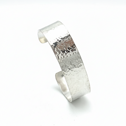 Sterling Silver Hammered Cuff Bracelet
