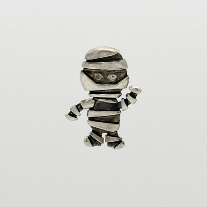 Sterling Silver Mummy Pendant