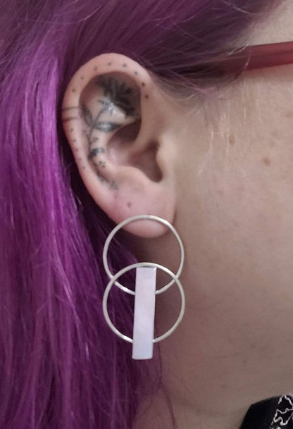 Double Circle With Bar Studs